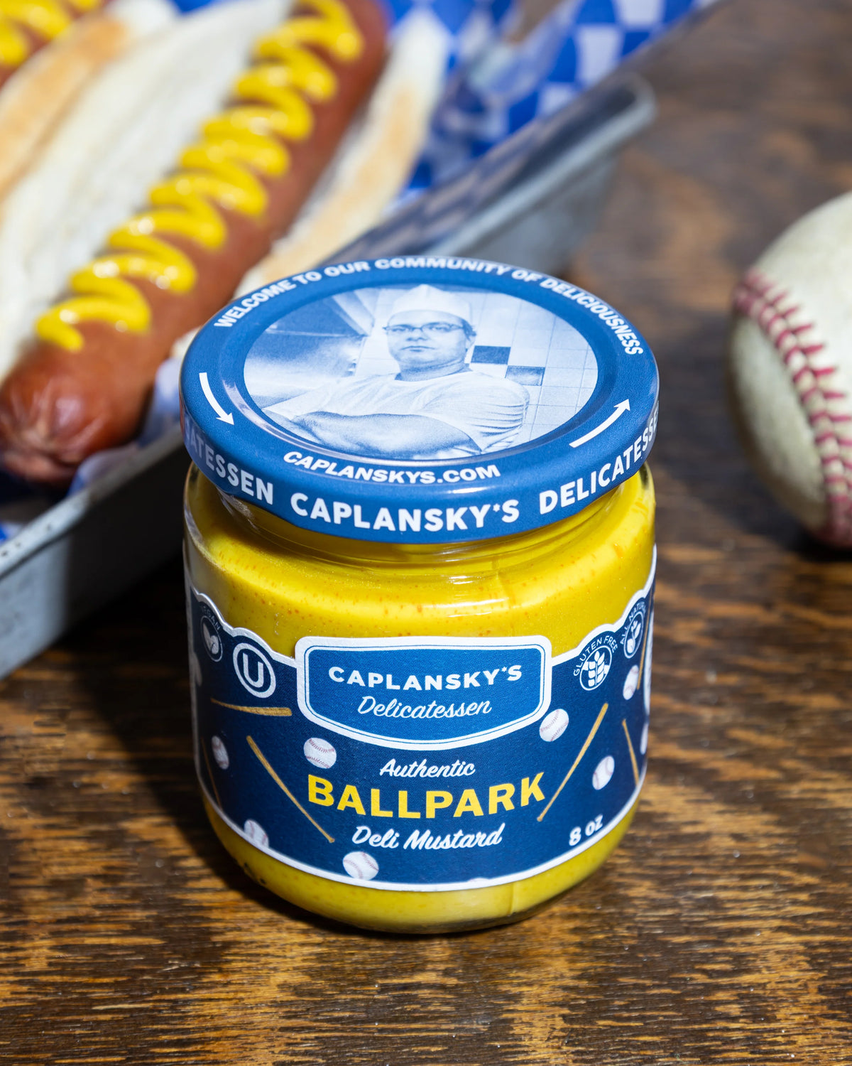 Caplansky's Deli Ballpark Mustard - The Ultimate Ballpark Deli Mustard