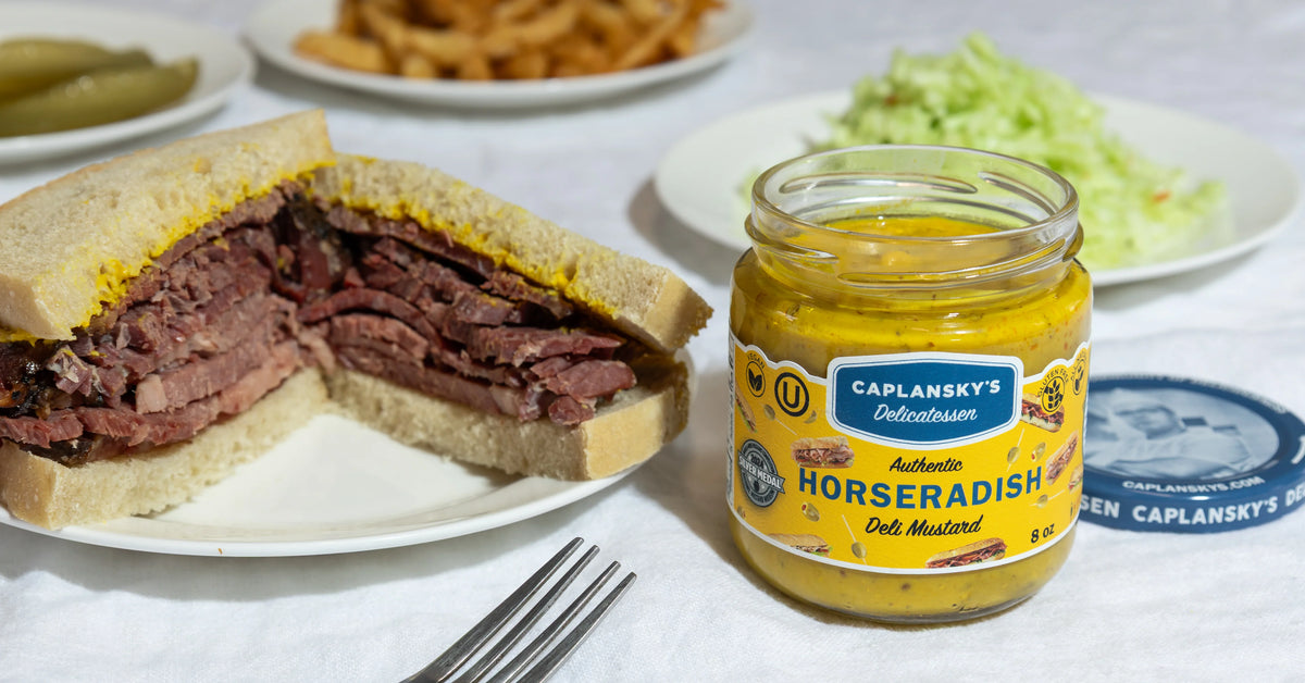 Caplansky's Deli Horseradish Mustard - The Ultimate Burger Lover's Choice