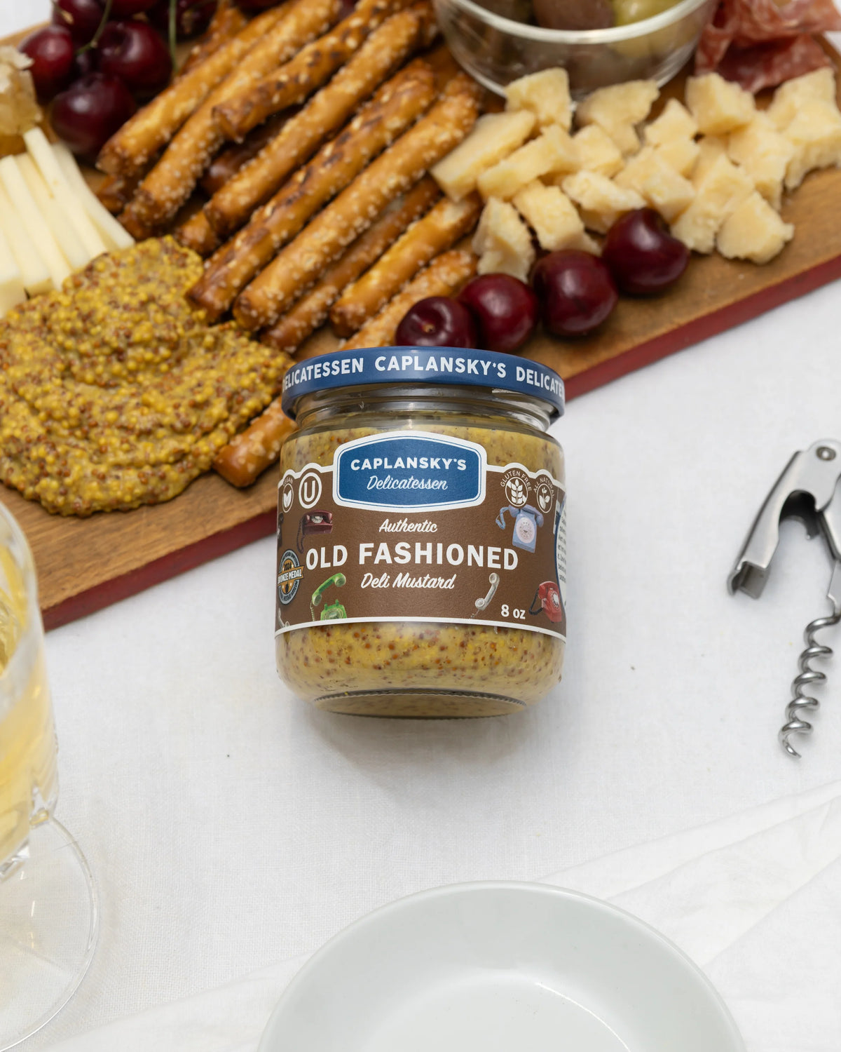 Caplansky's Deli Old Fashioned Mustard - Experience the Crunch and Flavour