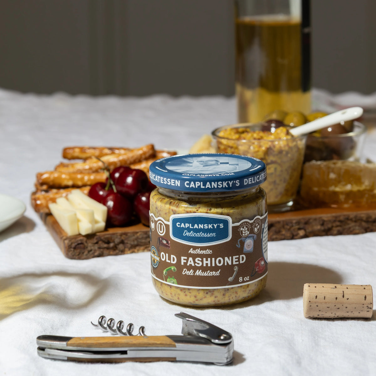 Caplansky's Deli Old Fashioned Mustard - Experience the Crunch and Flavour