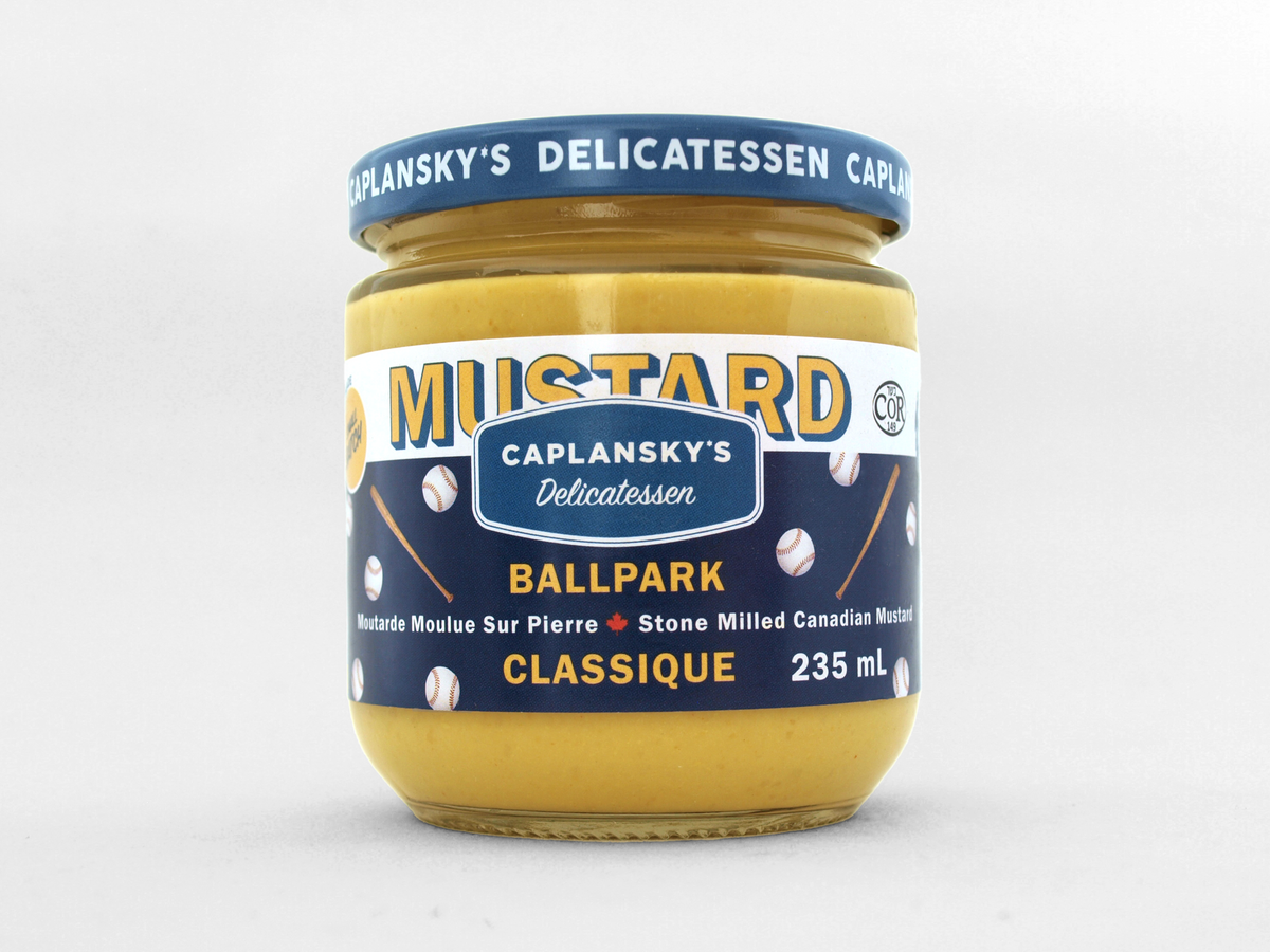 Caplansky's Deli Ballpark Mustard - The Ultimate Ballpark Deli Mustard