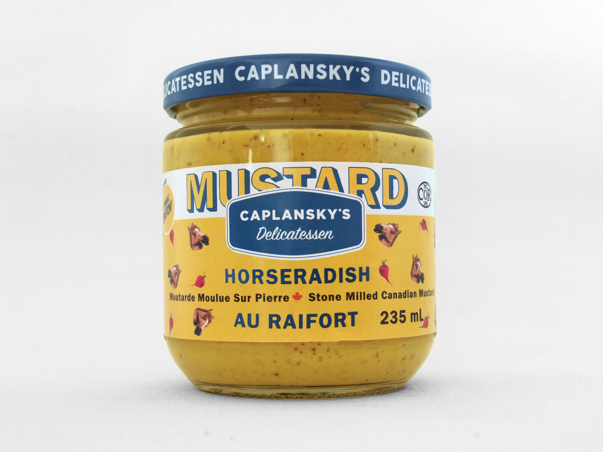 Caplansky's Deli Horseradish Mustard - The Ultimate Burger Lover's Choice