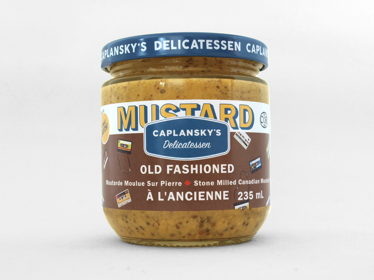 Caplansky's Deli Old Fashioned Mustard - Experience the Crunch and Flavour