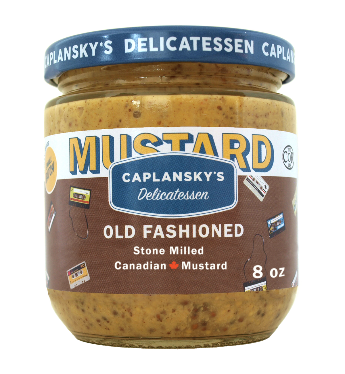 Caplansky's Deli Old Fashioned Mustard - Experience the Crunch and Flavour