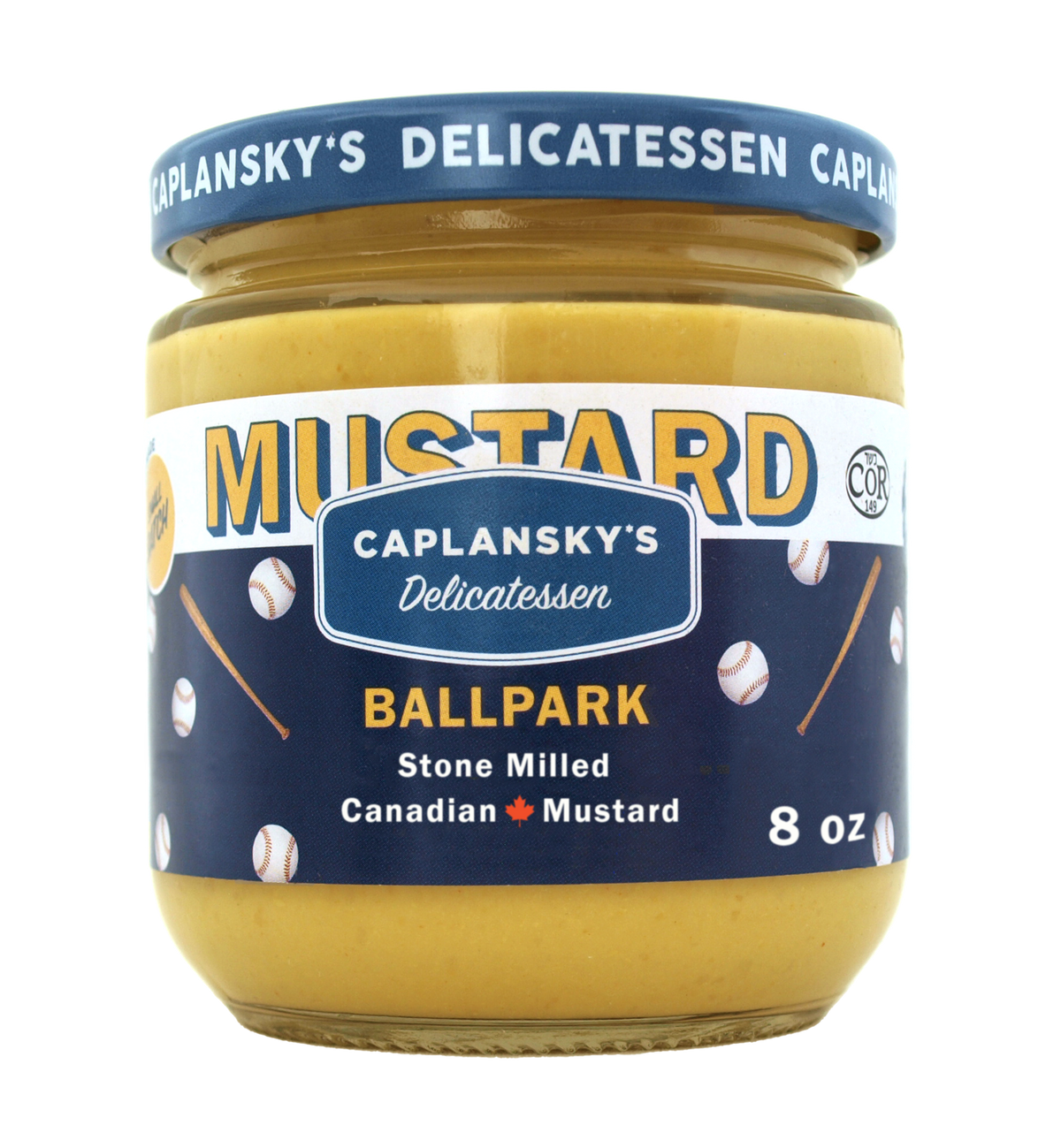 Caplansky's Deli Ballpark Mustard - The Ultimate Ballpark Deli Mustard