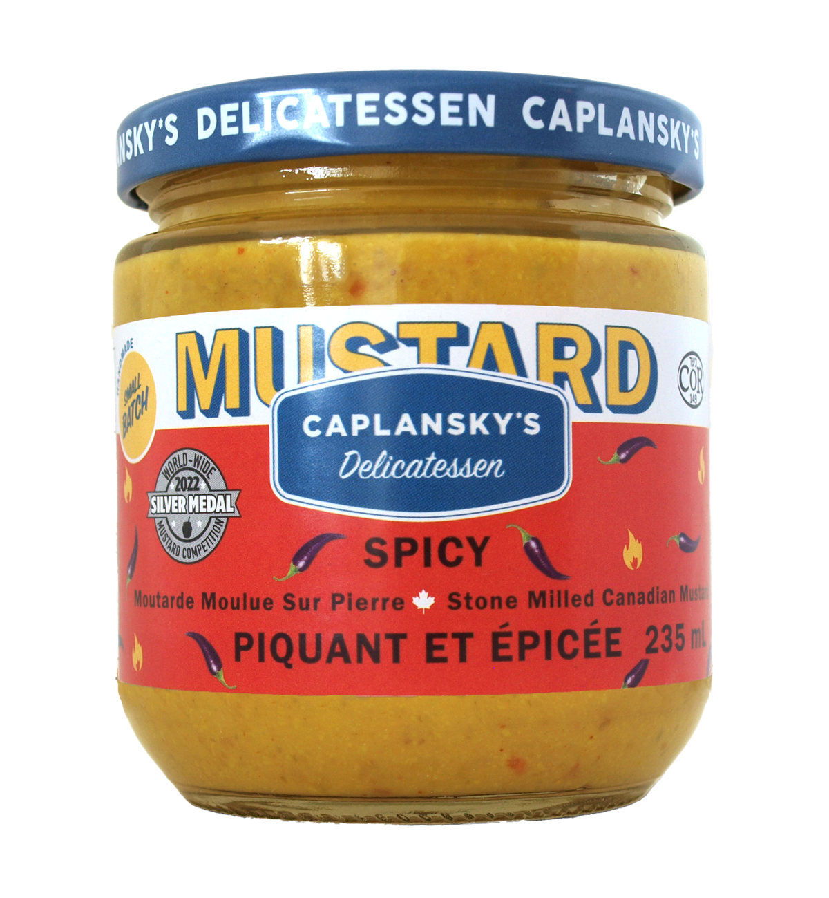 Caplansky's Deli Spicy Mustard - Delicious Heat and Intense Flavour